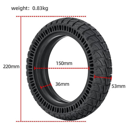 9X2.25 Electric Skateboard Tire For Xiaomi M365 / Kugoo M4 - Black-1964932193344163843