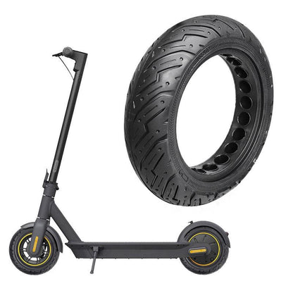 Solid Honeycomb 10X2.5 Explosion-Proof Tire For Ninebot Max G30 Scooter - Black-1964932198364745735