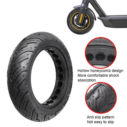 Solid Honeycomb 10X2.5 Explosion-Proof Tire For Ninebot Max G30 Scooter - Black-1964932198364745734