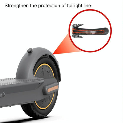 Black Fender Tail Light Cover For Ninebot Max G30 Electric Scooter-1964932206208094213