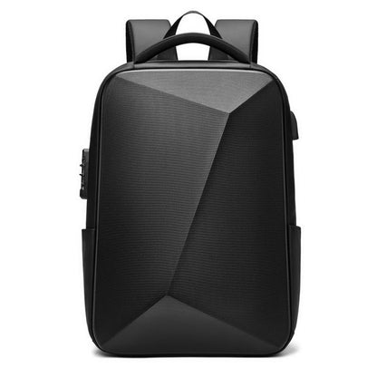 Expandable Usb Laptop Backpack For Business Travel - Black-1915197137558310913