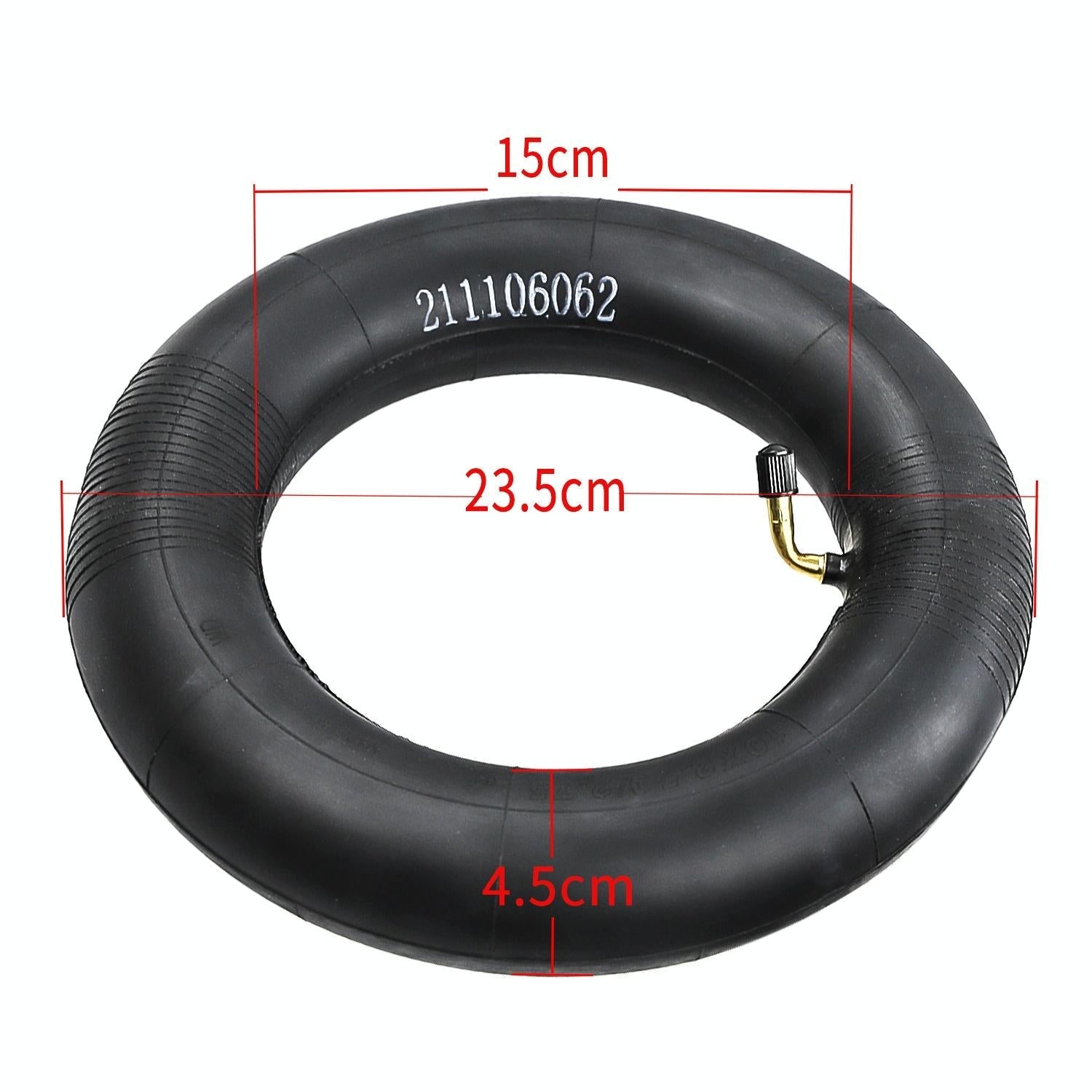 Electric Scooter Inner Tube - 10X2.5 / 2.75 45 Degree Valve Thickened Yellow Stripes-1964932191704190978
