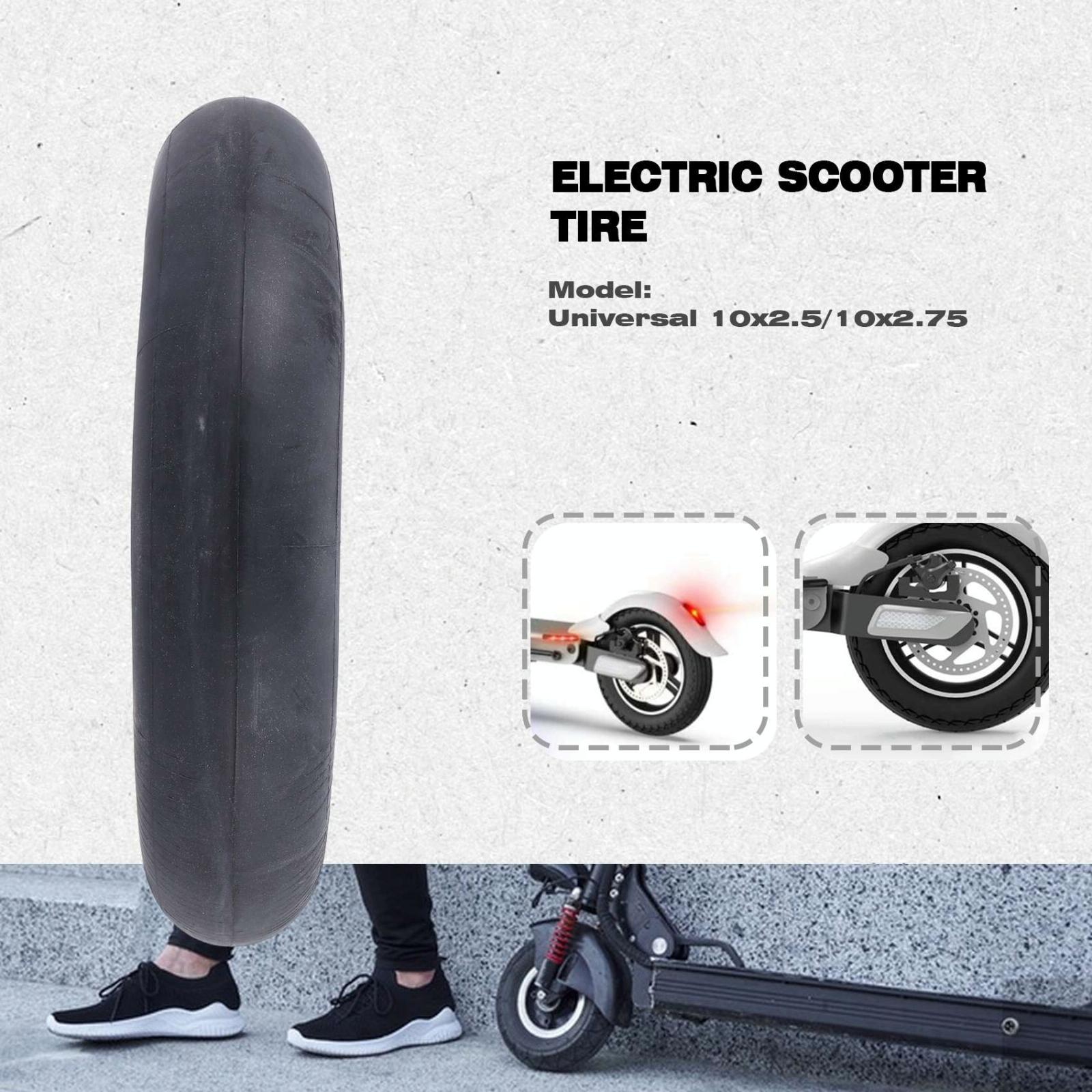 Electric Scooter Inner Tube - 10X2.5 / 2.75 45 Degree Valve Thickened Yellow Stripes-1964932191704190980