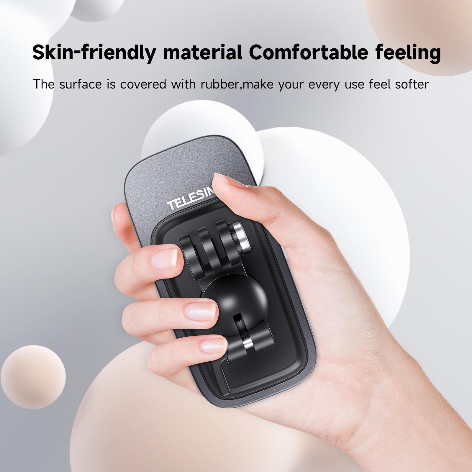 360 Degree Backpack Clip Mount For Action Camera - Rotating-1915197226716631043