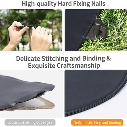 Double-Sided Folding Drone Apron With Ground Spikes - Universal Hexagonal Design-1915197757287698435