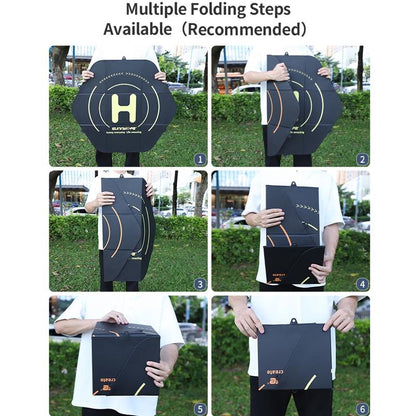 Double-Sided Folding Drone Apron With Ground Spikes - Universal Hexagonal Design-1915197757287698440