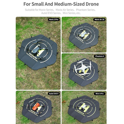 Double-Sided Folding Drone Apron With Ground Spikes - Universal Hexagonal Design-1915197757287698441