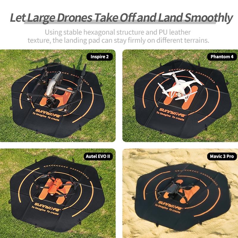 Double-Sided Folding Drone Apron With Ground Spikes-1915197236883623939