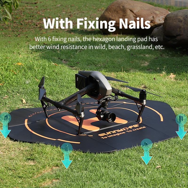 Double-Sided Folding Drone Apron With Ground Spikes-1915197236883623942