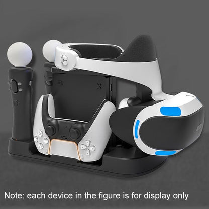 Multifunctional Ps5 / Move / Vr Charging Stand - White-1915196820670255109