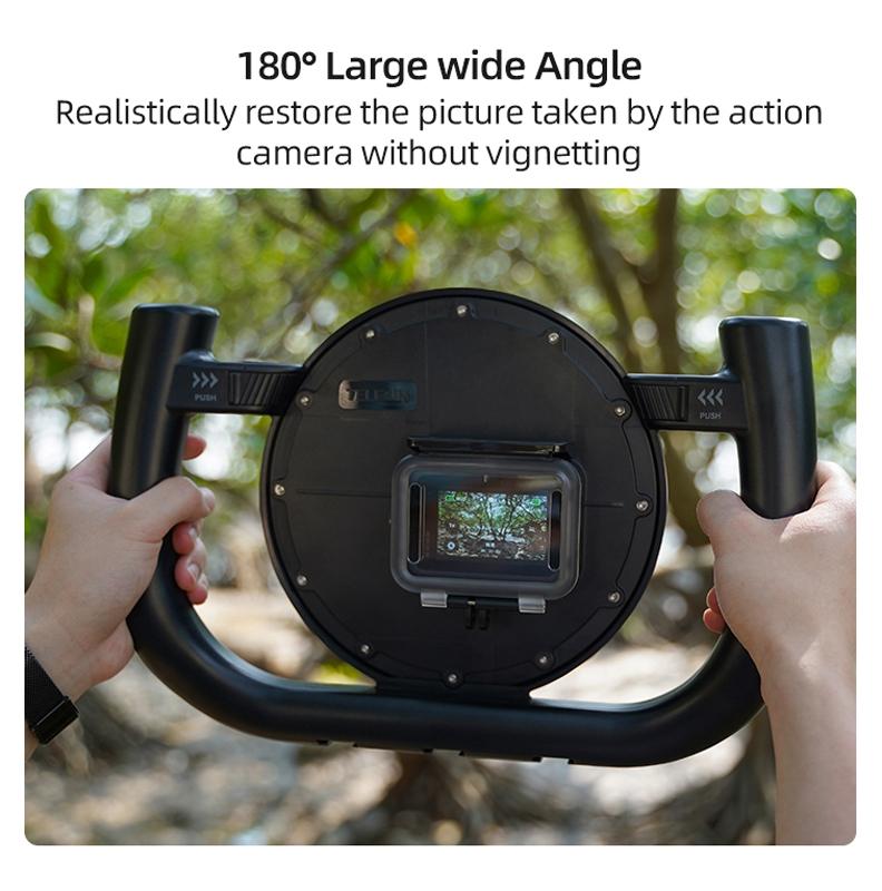 Waterproof Handheld Stabilizer Housing With Cold Shoe And 1 / 4 Thread - 30M-1915197728506384390