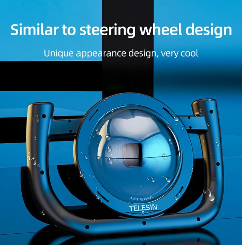 Waterproof Handheld Stabilizer Housing With Cold Shoe And 1 / 4 Thread - 30M-1915197728506384391