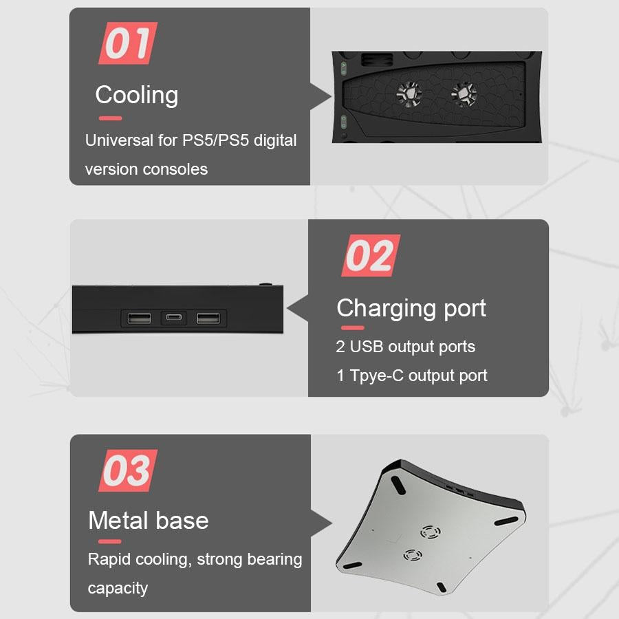 Storage Rack And Charging Base For Ps5-1915196957769469956