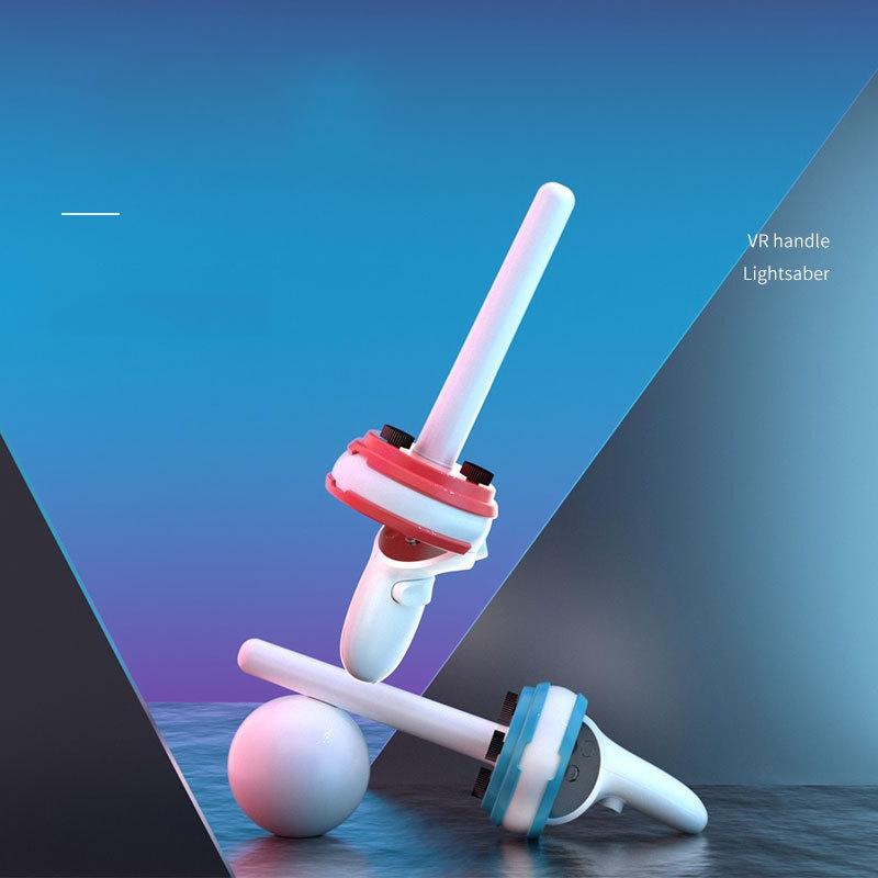 Meta Quest Handle Lightsaber Pair With Vr Motion Rhythm - Red / Blue-1915196807332368385