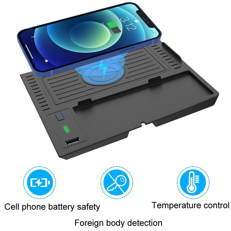 Wireless Charger For Left-Hand Drive Honda Civic / Integra 22-23 - Black-1915196883811307521