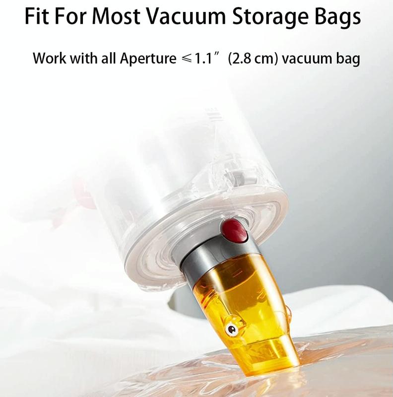 Universal Vacuum Suction Tip Adapter For Dyson Vacs - Yellow-1915196835811692547