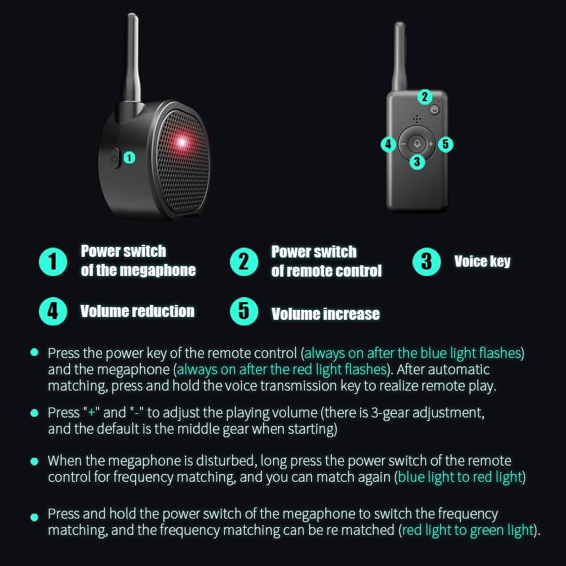 Wireless Mini Drone Speaker With 2Km Control For Dji Mavic Fimi X8Se Hubsan Zino-1915197245830074376