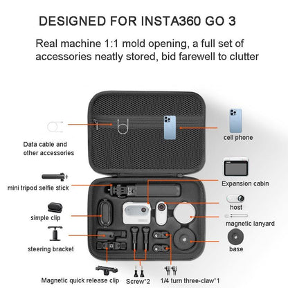 Portable Travel Bag For Xfji Storage - Complete Carrying Case 25.5 X 17.5 X 5.5Cm-1915198282787852293