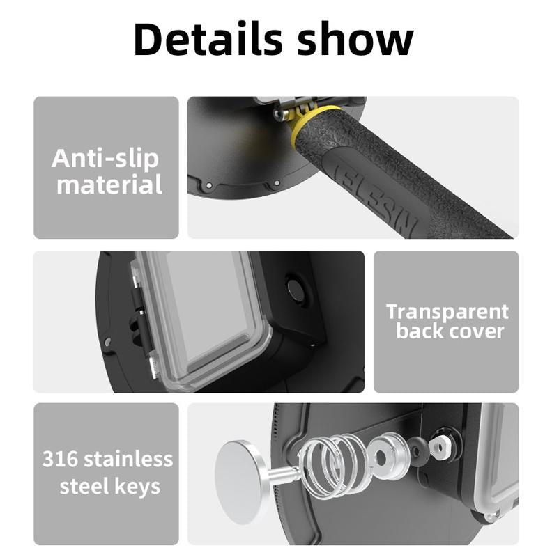 Waterproof Case For Gopro Hero11 / 10 / 9 - 30M Depth-1964932227380940802