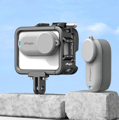 Amagisn Metal Rabbit Cage Protection For Insta360 Go 3 - Bezel Accessories-1915198338442072064