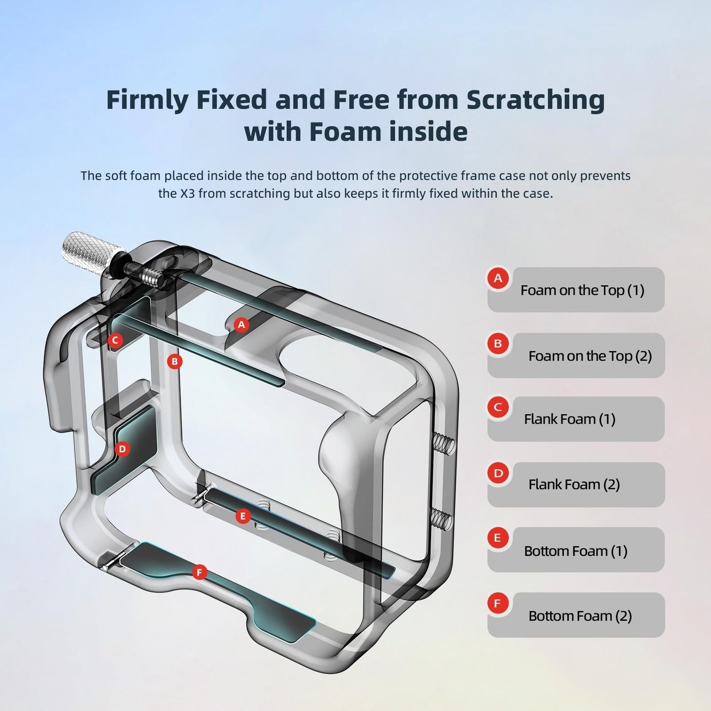 Amagisn Metal Rabbit Cage Protection For Insta360 Go 3 - Bezel Accessories-1915198338442072068