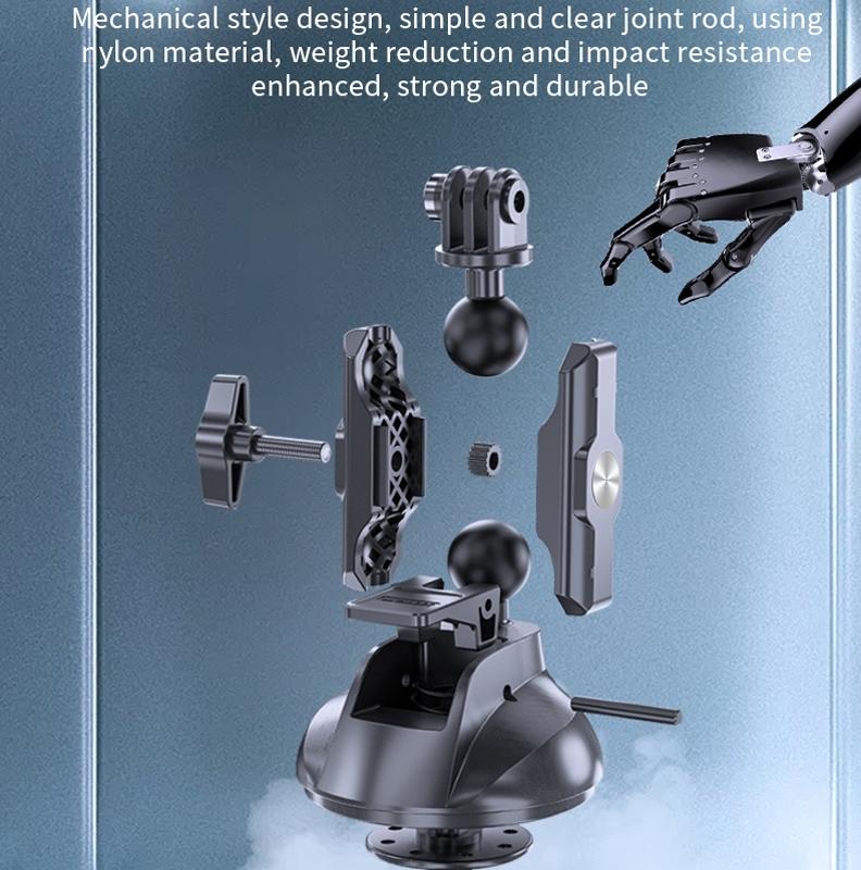 Adjustable 360 Degree Suction Cup For Car Action Cameras-1915197521488121865