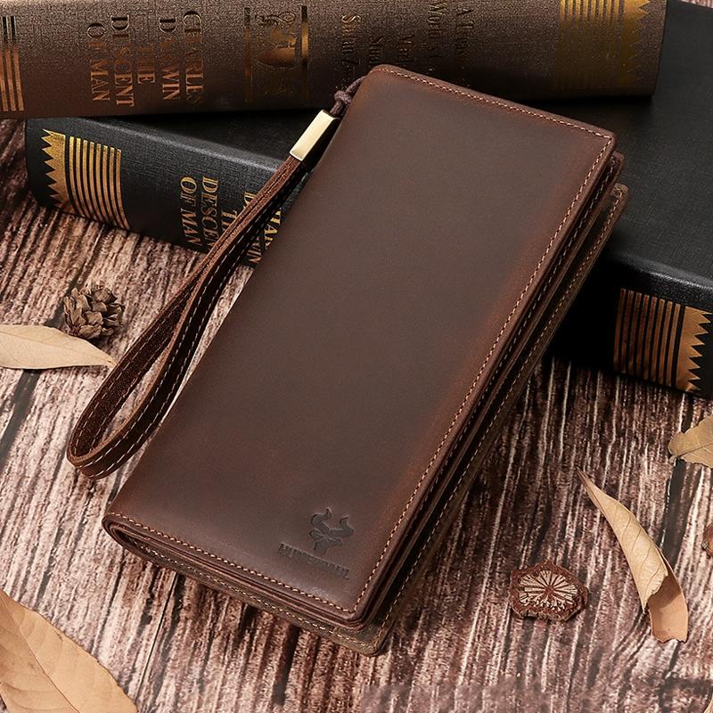 Men Leather Rfid Wallet - Sleek Design-1915196908469620742