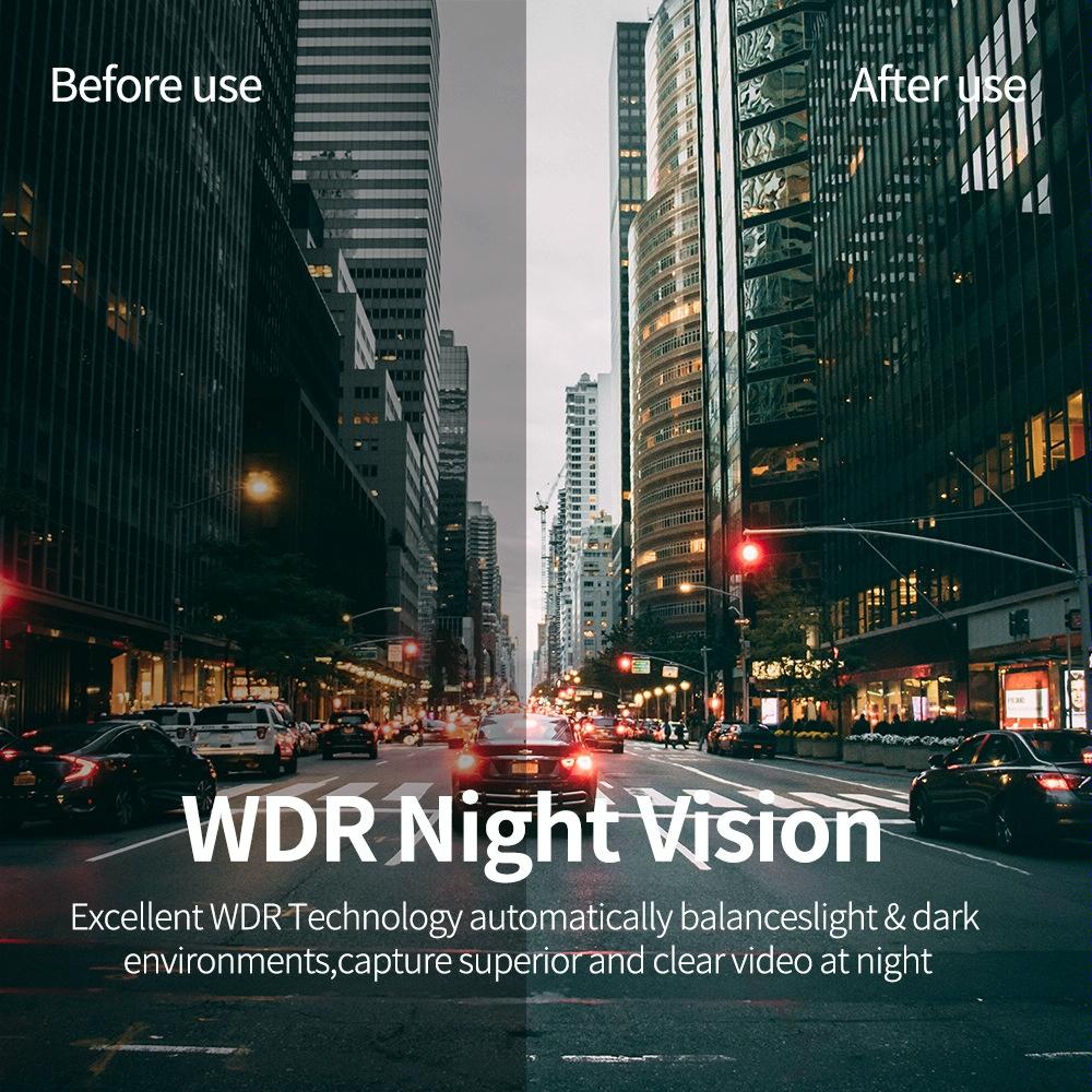 2K Hd Night Vision Car Recorder With Wifi And Single Recording-1964932185878302723