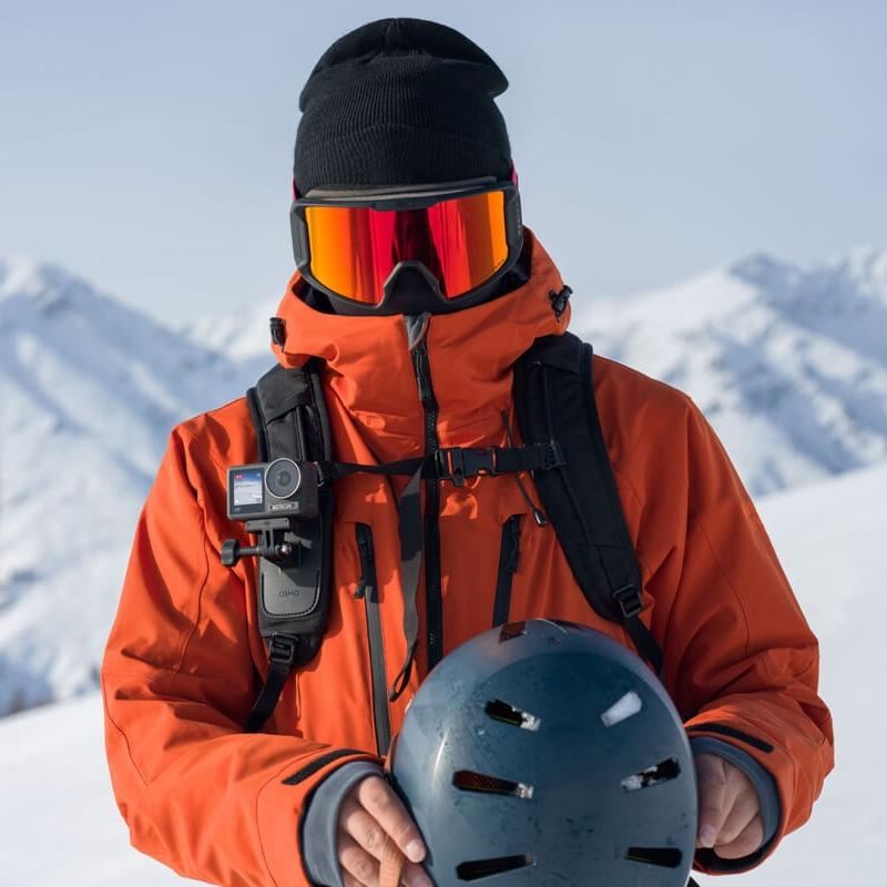 Universal Backpack Strap Mount For Dji Action Cameras-1915197464269426693