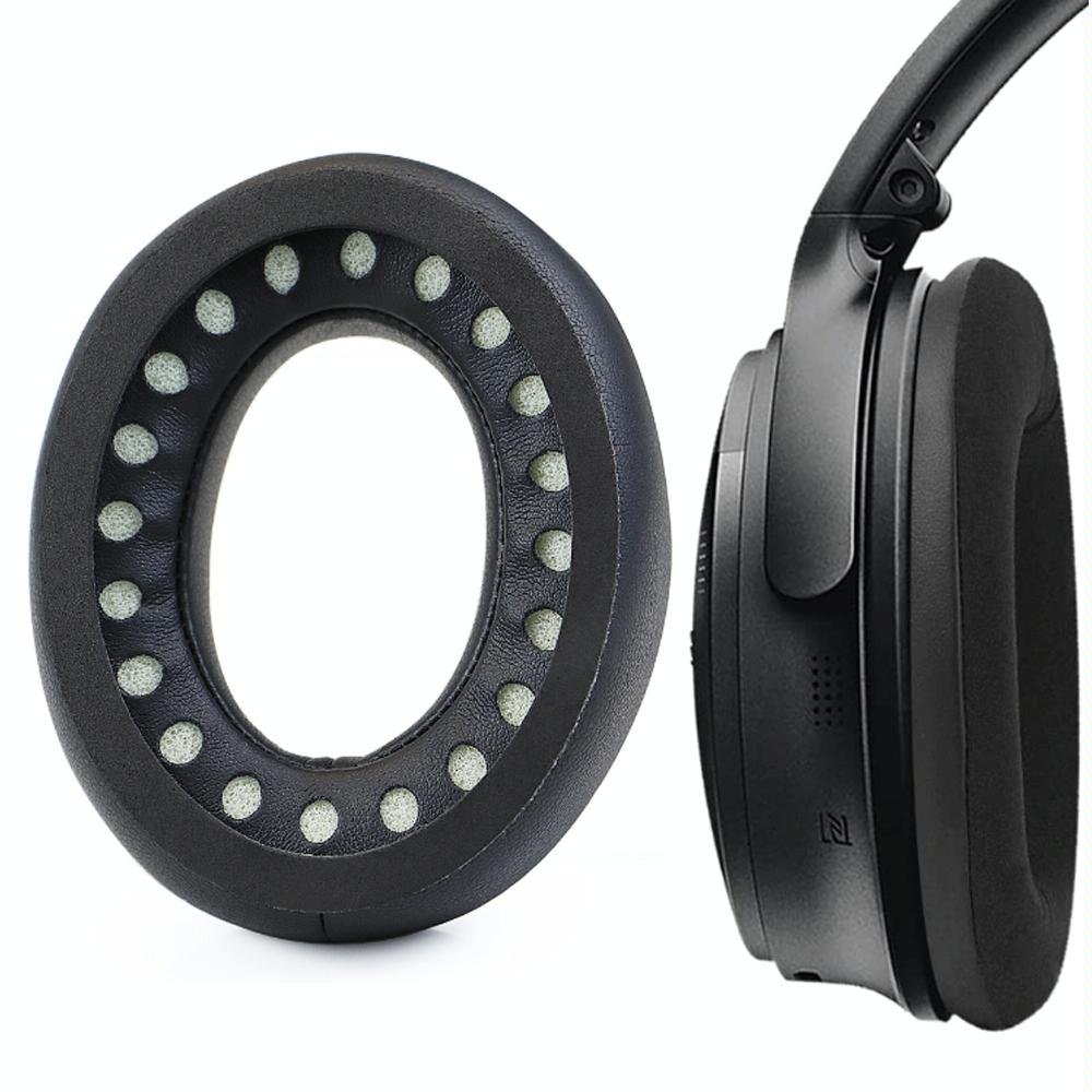 Bose Gel Ice Earmuffs - 1 Pair Black - Qc35 / Qc45 / Qc25 / Qc15 / Ae2 / Soundlink2-1915196839582371845