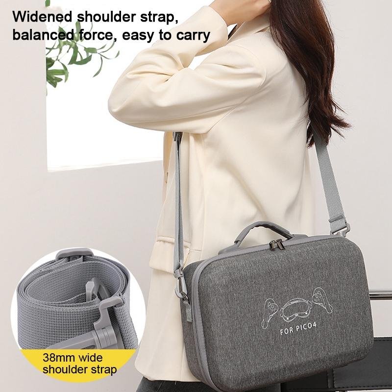 Compact Vr Storage Bag For Pico 4 - Hard Shell-1915197574793531398