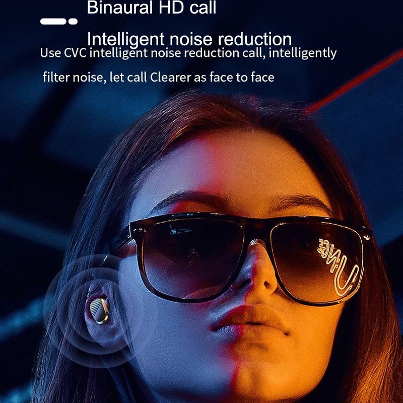 Wireless In-Ear Gaming Earphones With Digital Display - Black-1915196852702154756