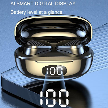 Wireless In-Ear Gaming Earphones With Digital Display - Black-1915196852702154758