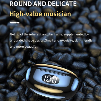 Wireless In-Ear Gaming Earphones With Digital Display - Black-1915196852702154760