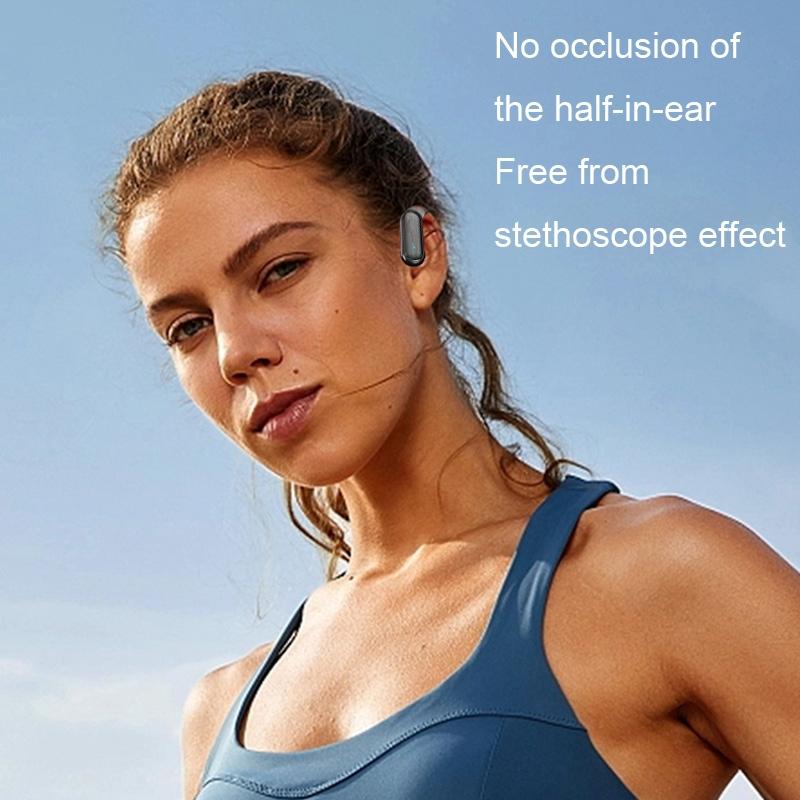 Wireless Noise-Cancelling Bluetooth Earbuds With Led Display - Blue-1915196694790803463