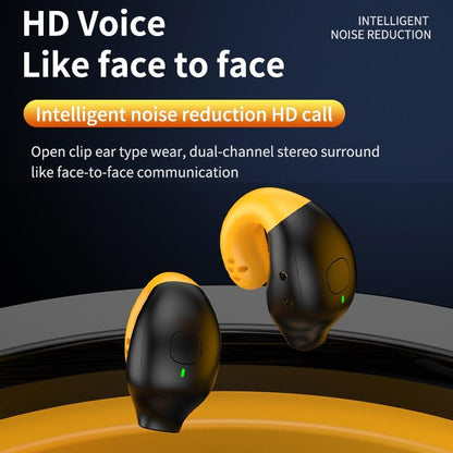 Wireless Ear Clip Bluetooth Headset With Led Display - Noise Reduction-1915196861329838083