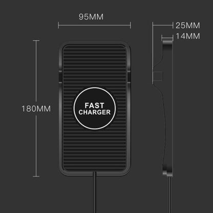 15W Wireless Car Charger For Apple & Android Phones With Type-C Interface-1915196864597200901