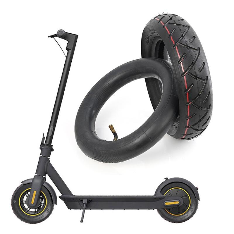 Upgrade Your Ninebot Max G30 Scooter With 10X2.5 Inflatable Tire Kit - Black-1964932186884935680