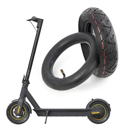 Upgrade Your Ninebot Max G30 Scooter With 10X2.5 Inflatable Tire Kit - Black-1964932186884935687
