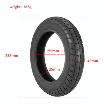 10X2 Inner Tube & Outer Tire Combo For Xiaomi M365 / M365 Pro Electric Scooter - Black-1964932181084213250