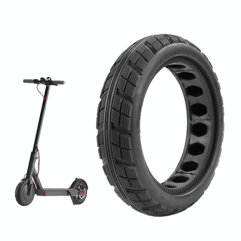 8.5 X 2.0 Inch Honeycomb Solid Tire For Xiaomi M365 Scooter - Inflatable Rubber Explosion-Proof Black-1964932214949023750