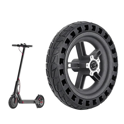 Shock-Absorbing Honeycomb Tire For Xiaomi M365 Electric Scooter With 8.5 Rear Wheel - Black Hub-1964932229977214976