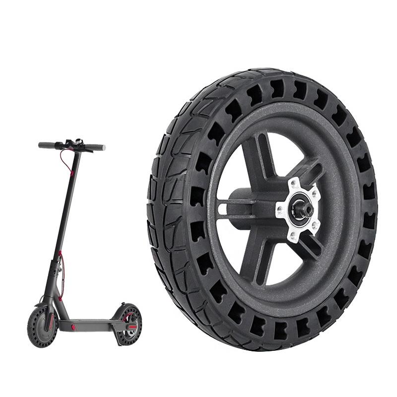 Shock-Absorbing Honeycomb Tire For Xiaomi M365 Electric Scooter With 8.5 Rear Wheel - Black Hub-1964932229977214982