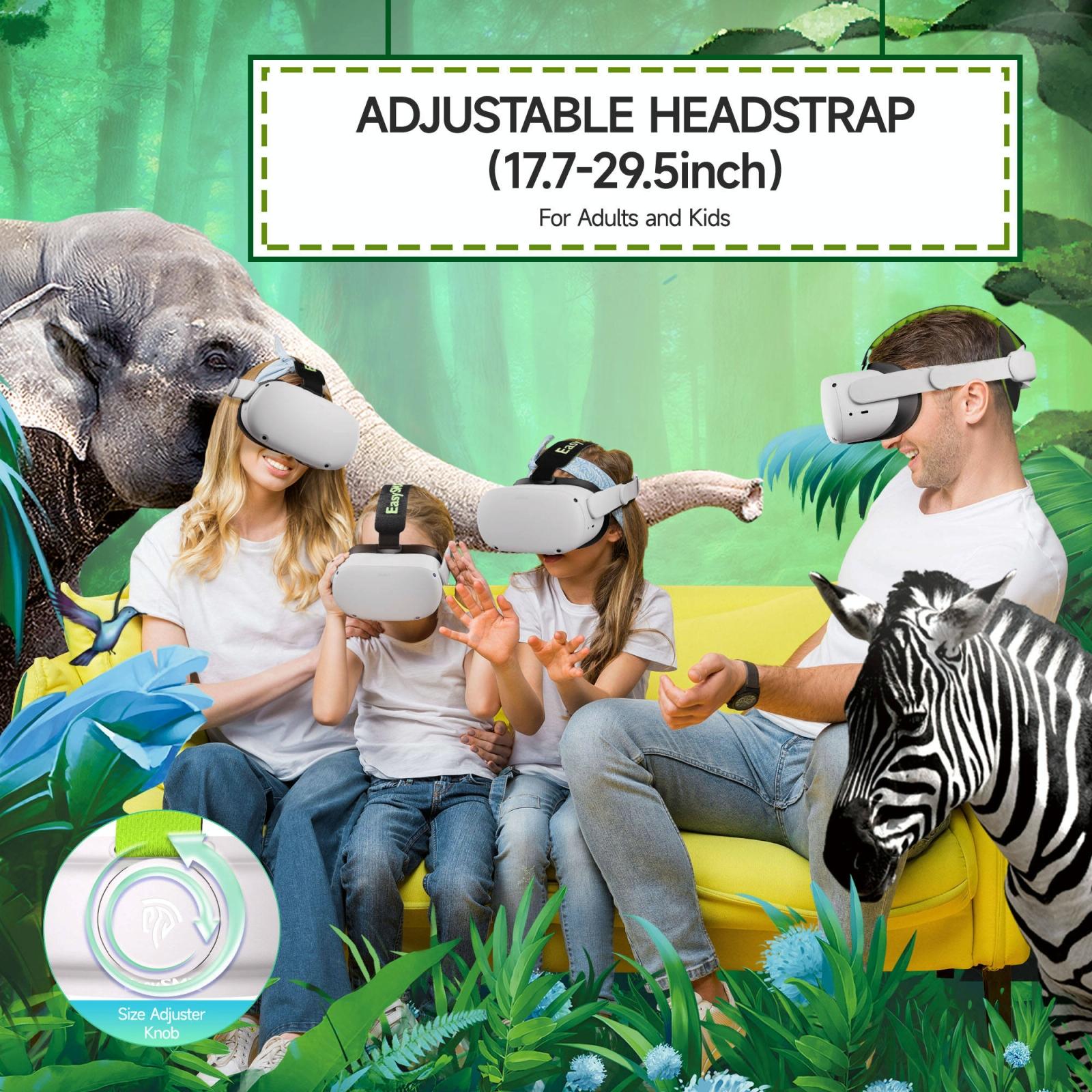 Adaptive Head Strap For Meta Quest 2 Vr With Adjustable Pads-1915196686578356232