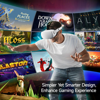 Adaptive Head Strap For Meta Quest 2 Vr With Adjustable Pads-1915196686578356233