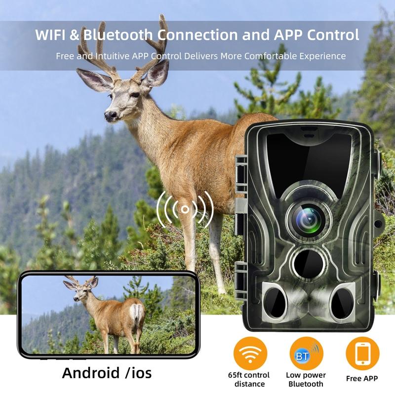 Outdoor Hunting Camera With Wifi & Remote Control - View Photos / Video Anytime-1915198259710791684
