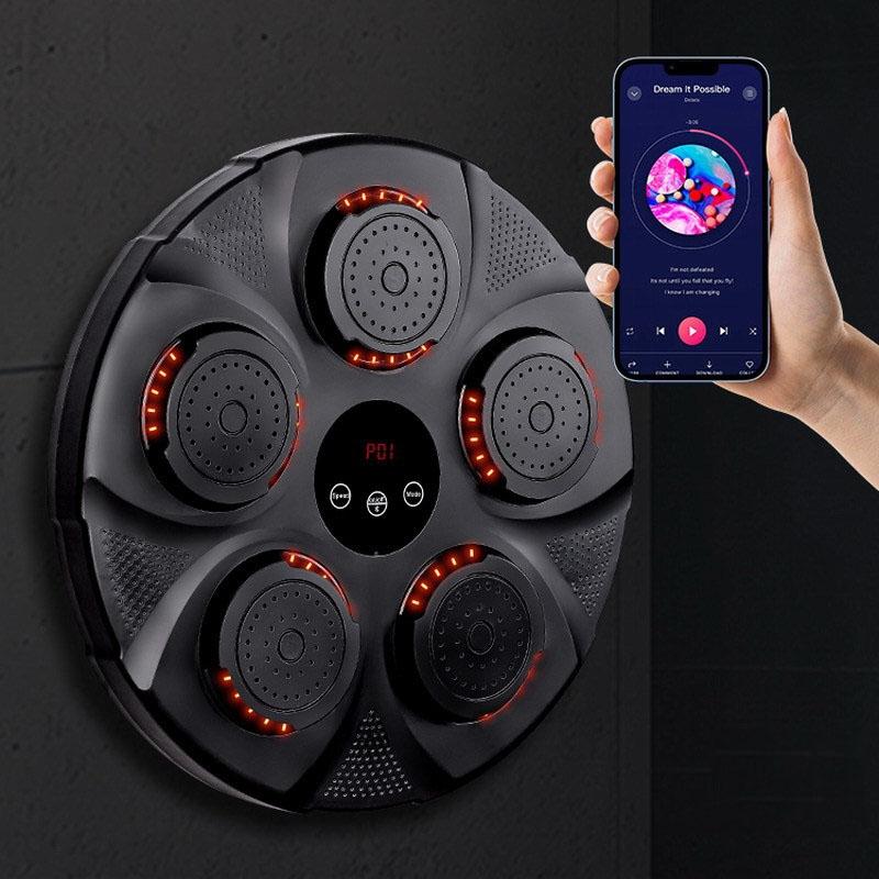 Wall Hanging Bluetooth Music Boxing Trainer - Red / Black-1964932176432730118