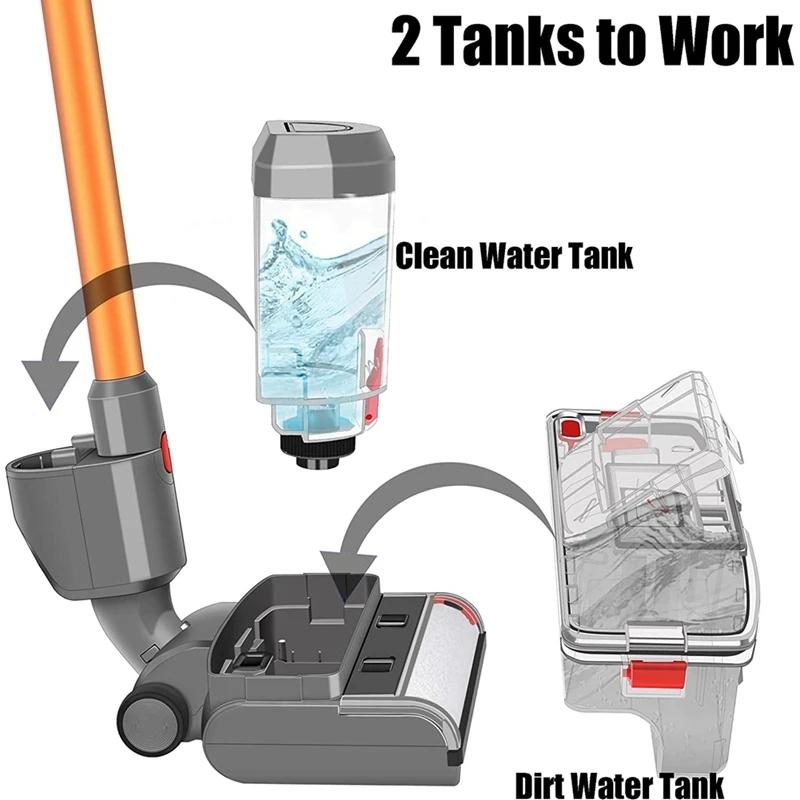 For Dyson V7 V8 V10 V11 V15 Vacuum Cleaner Electric Mop Head Floor Scrubber Head-1943465058659078149