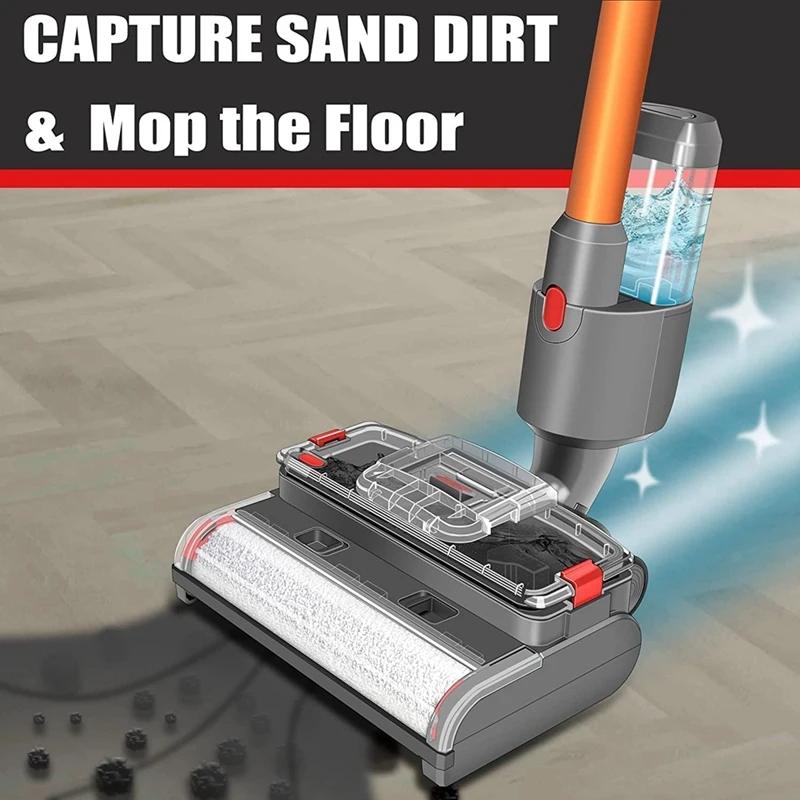 For Dyson V7 V8 V10 V11 V15 Vacuum Cleaner Electric Mop Head Floor Scrubber Head-1943465058659078150