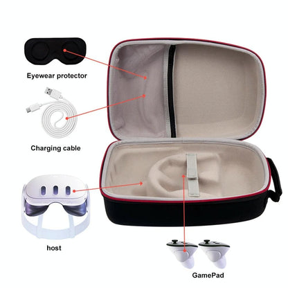 Meta Quest 3 Vr Storage Bag - Portable Anti-Fall Dust-Proof-1964932181260374019
